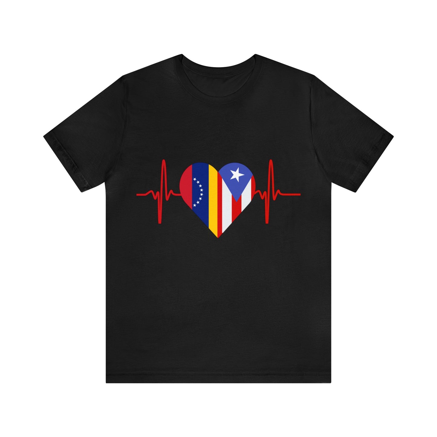 Venezuela and Puerto Rico Short Sleeve Tee