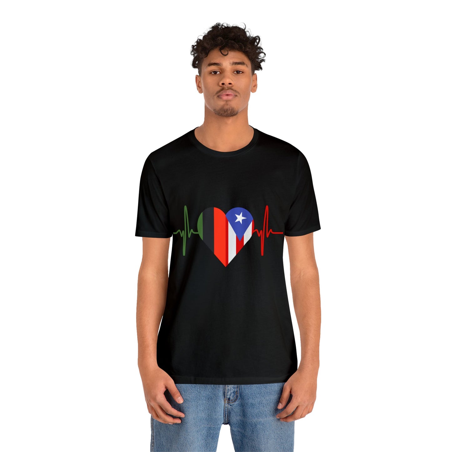 African American and Puerto Rican Short Sleeve Tee