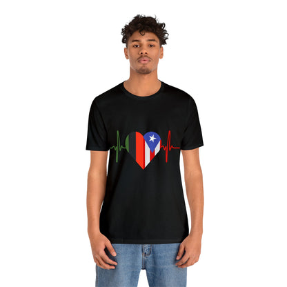 African American and Puerto Rican Short Sleeve Tee
