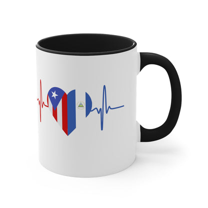 Nicaragua and Puerto Rico Mug, 11oz