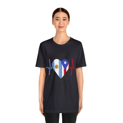 Argentina and Puerto Rico Short Sleeve Tee