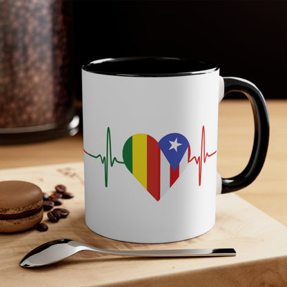 Bolivia y Puerto Rico Coffee Mug, 11oz