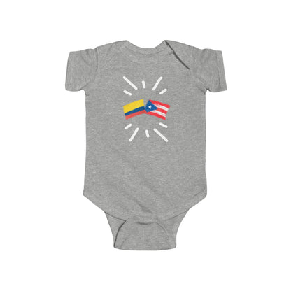 Infant Colombia and Puerto Rico Bodysuit
