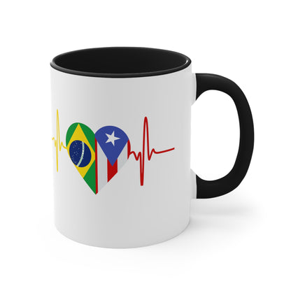 Brazil and Puerto Rico Mug, 11oz