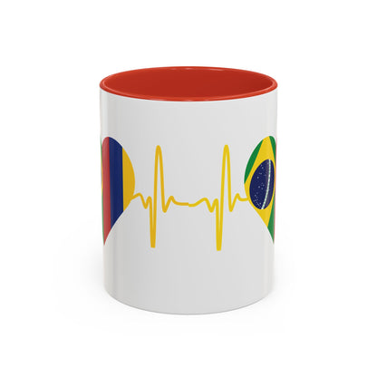 Colombia & Brazil Mug, 11oz