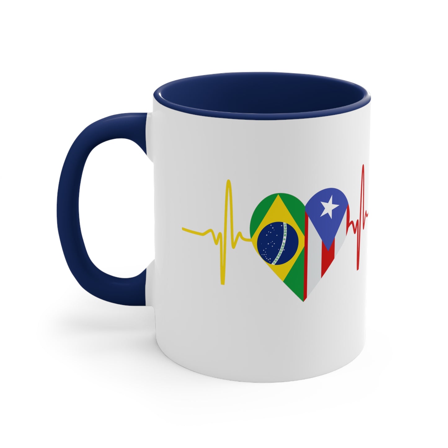 Brazil and Puerto Rico Mug, 11oz