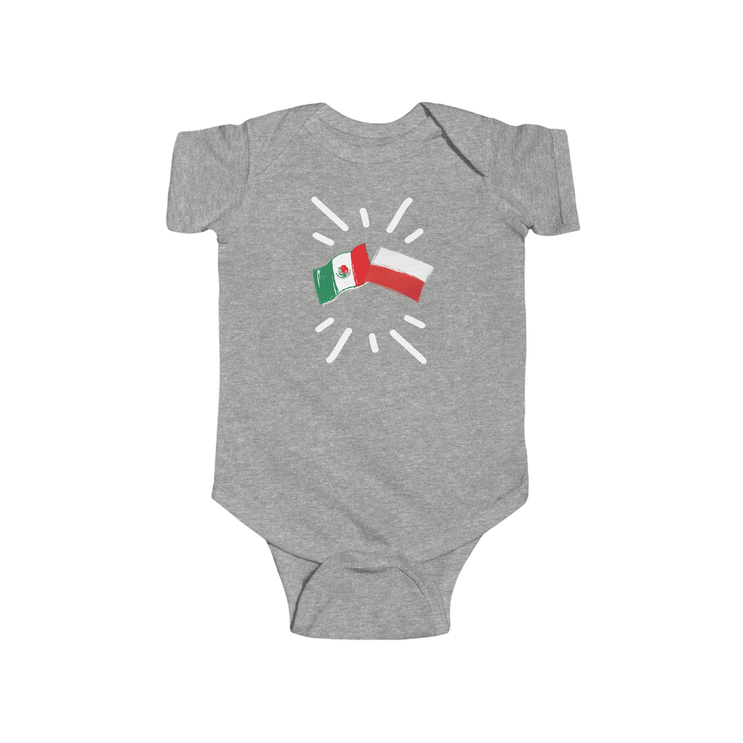 Infant Polish and Mexico Bodysuit