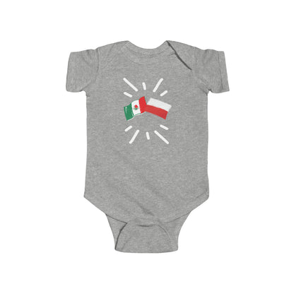 Infant Polish and Mexico Bodysuit
