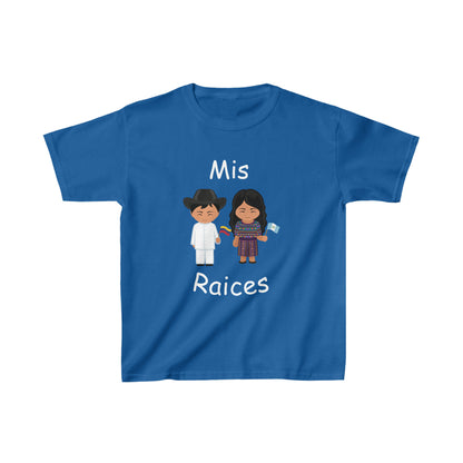 Venezuela & Guatemala Mis Raices Kid's Tee I Camiseta para Niños Guatemala y Venezuela I Cultura Guatemalteca y Venezolana