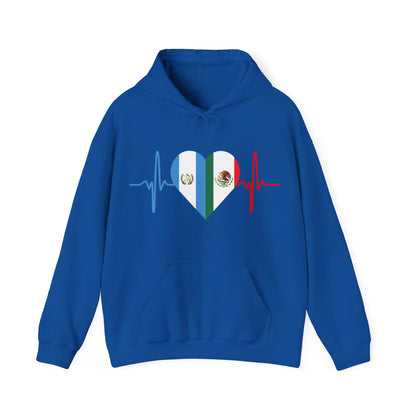 Guatemala and Mexico Unisex Hooded Sweatshirt I Sudadera Unisexo México and Guatemala