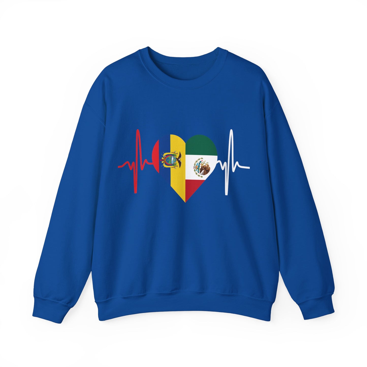 Ecuador & Mexican Unisex crewneck sweatshirt I Sudadera Unisexo México y Ecuador
