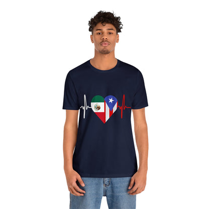 Mexico and Puerto Rico Short Sleeve Tee