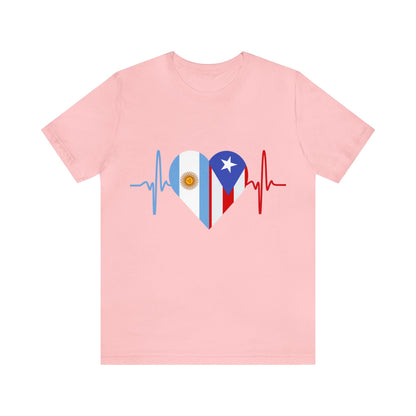 Argentina and Puerto Rico Short Sleeve Tee