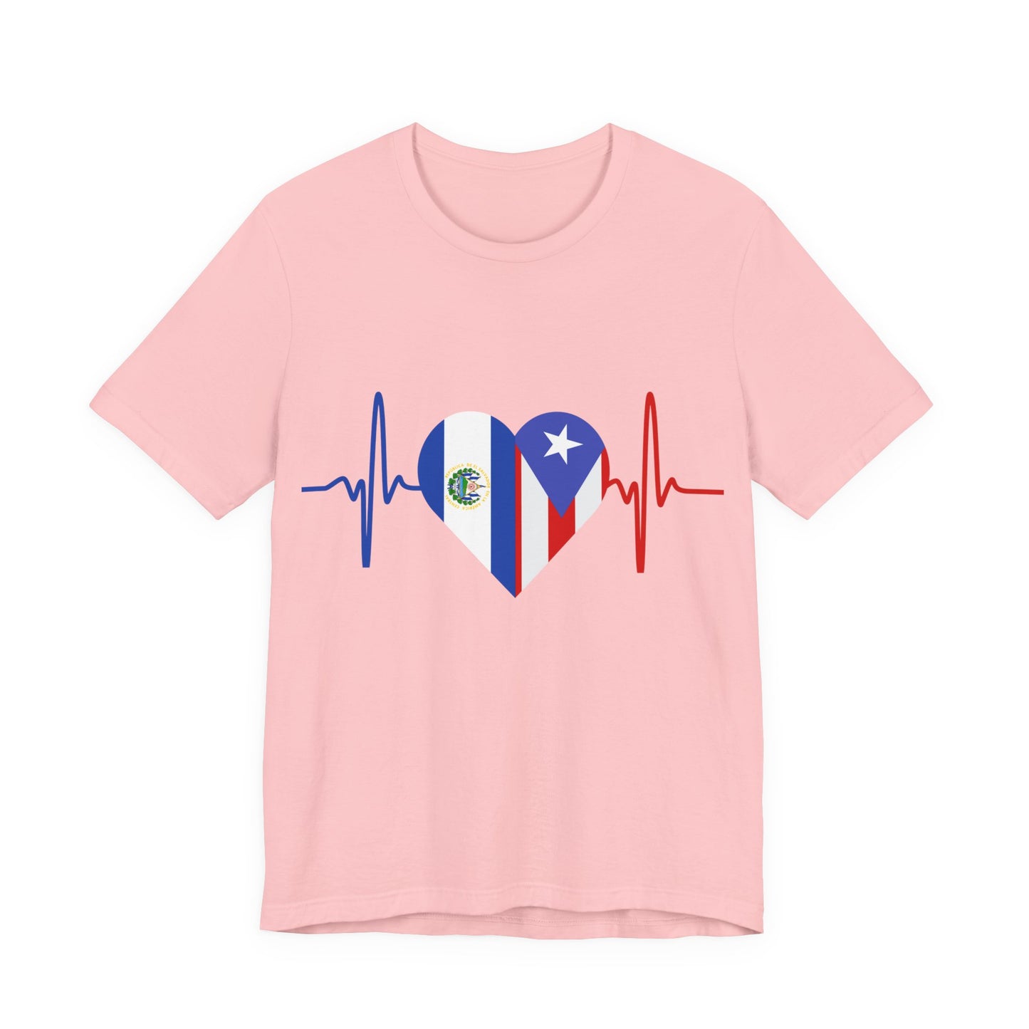 El Salvador and Puerto Rico Short Sleeve Tee