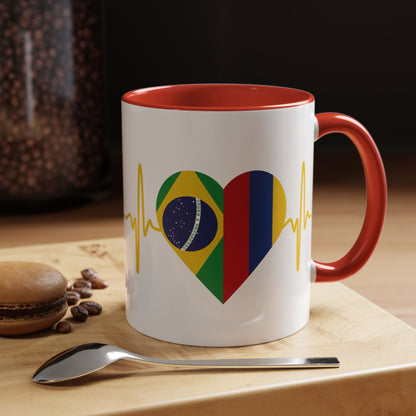 Colombia & Brazil Mug, 11oz