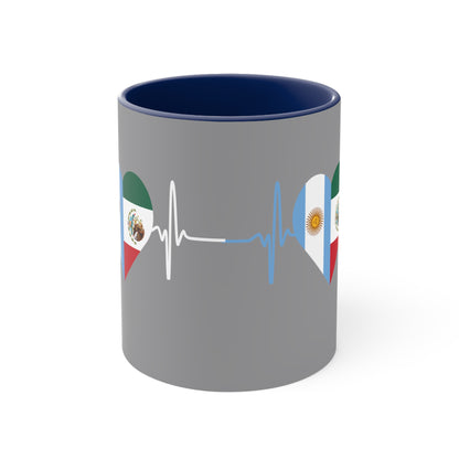 Mexico and Argentina Mug, 11oz
