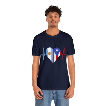 Argentina and Puerto Rico Short Sleeve Tee