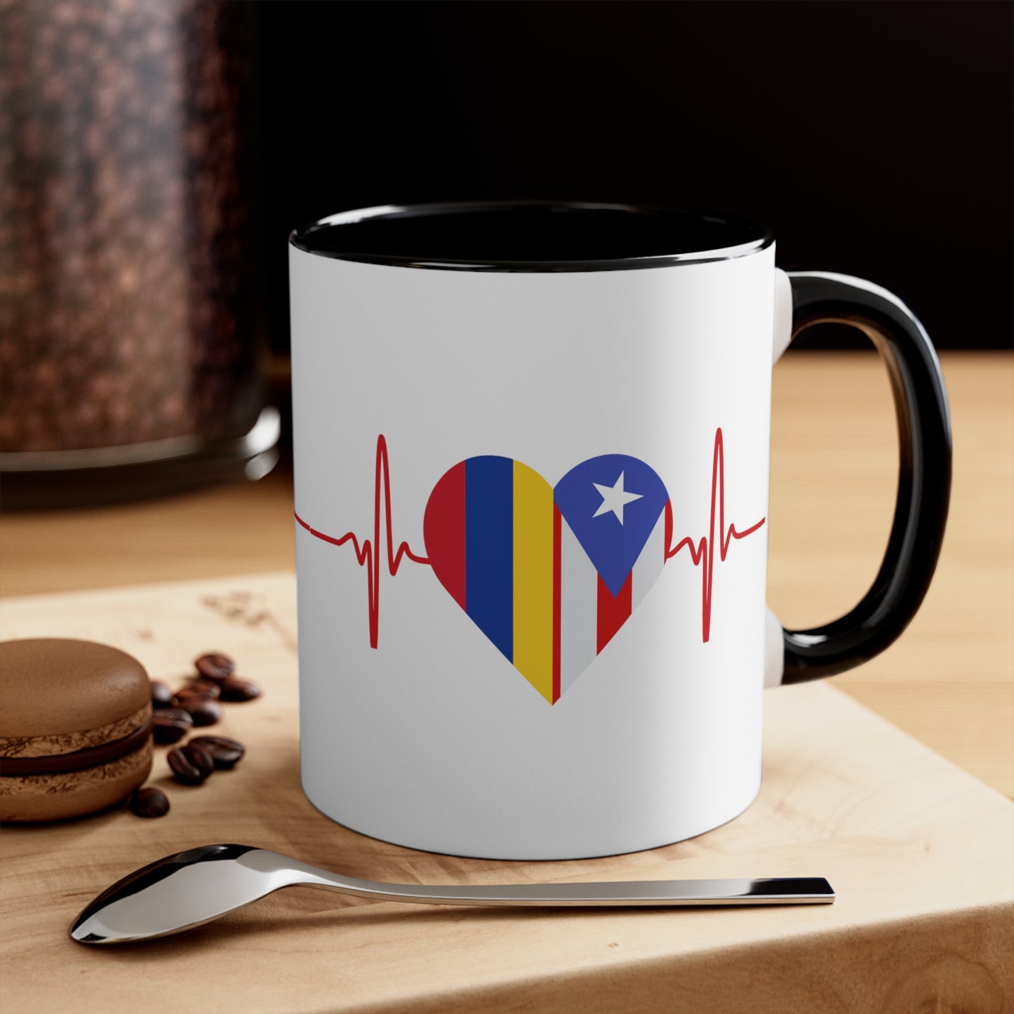 Colombia and Puerto Rico Mug, 11oz
