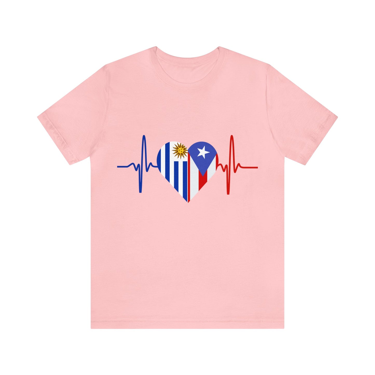 Uruguay and Puerto Rico Short Sleeve Tee