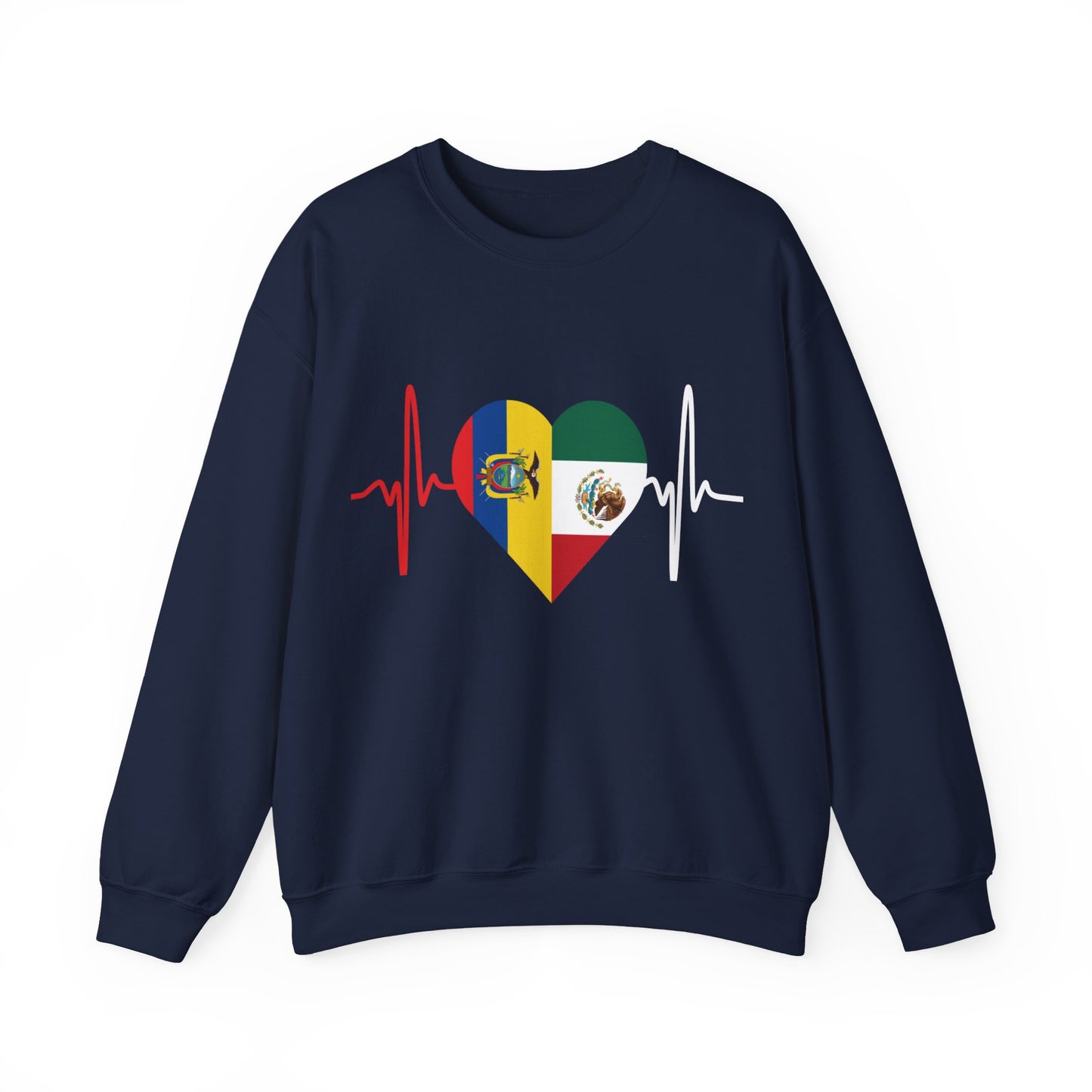 Ecuador & Mexican Unisex crewneck sweatshirt I Sudadera Unisexo México y Ecuador