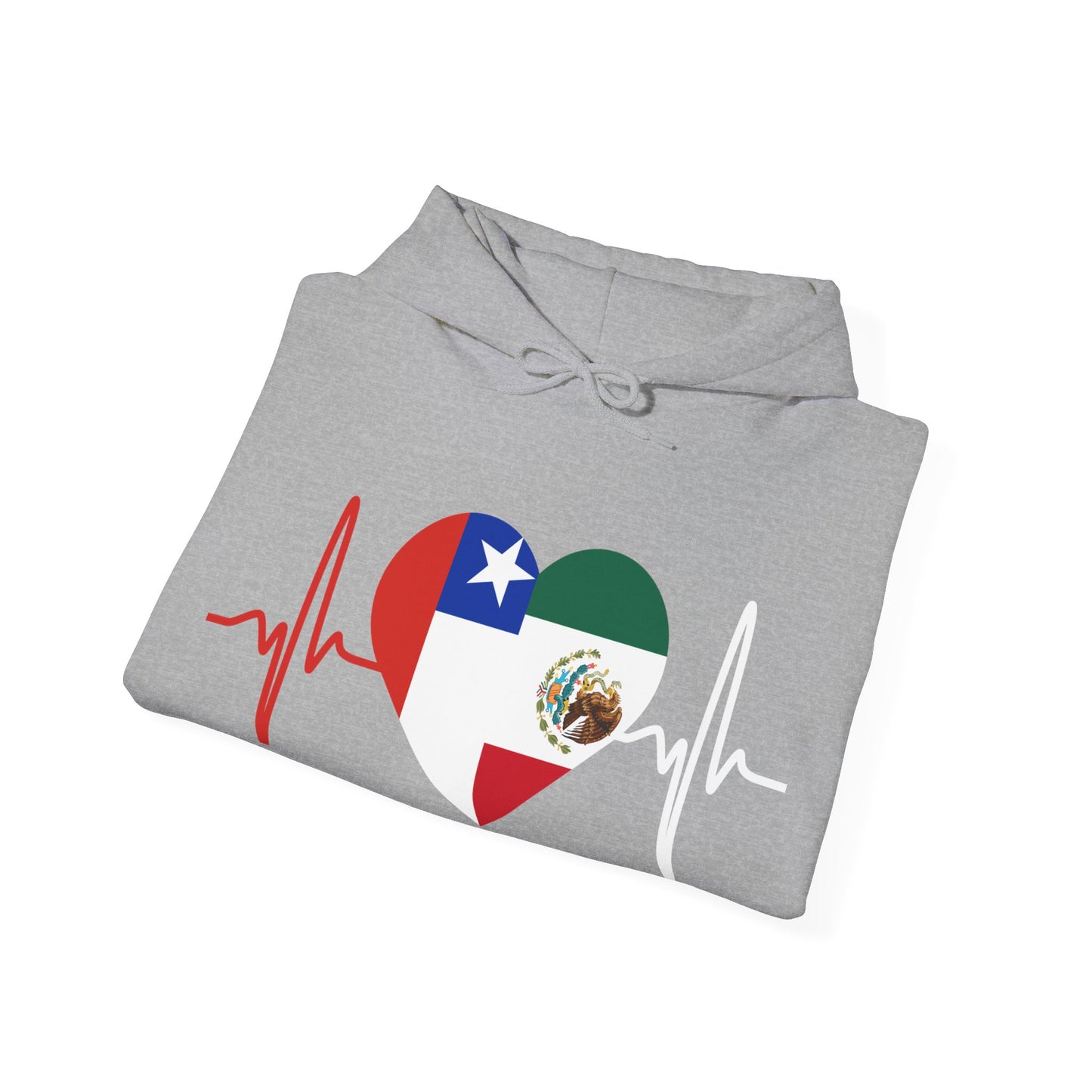 Mexico and Chile Unisex Hooded Sweatshirt I Sudadera Unisexo México and Chile
