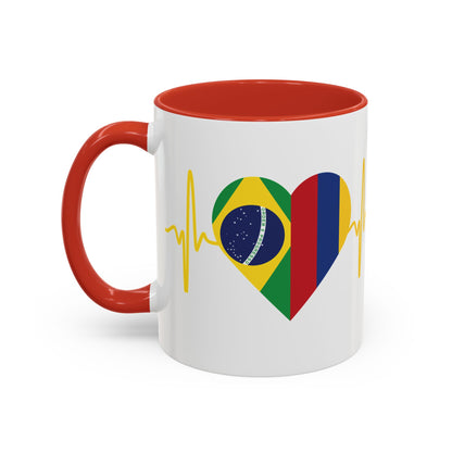 Colombia & Brazil Mug, 11oz
