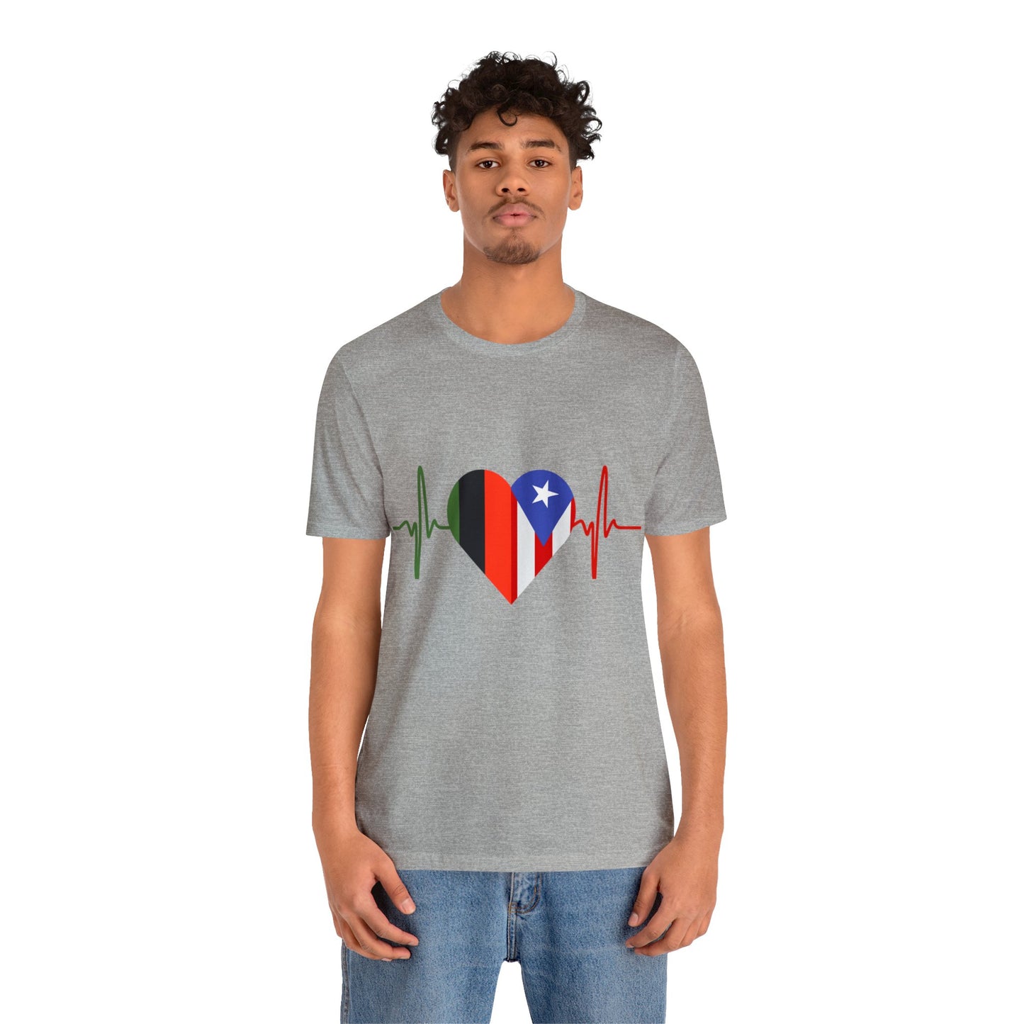 African American and Puerto Rican Short Sleeve Tee