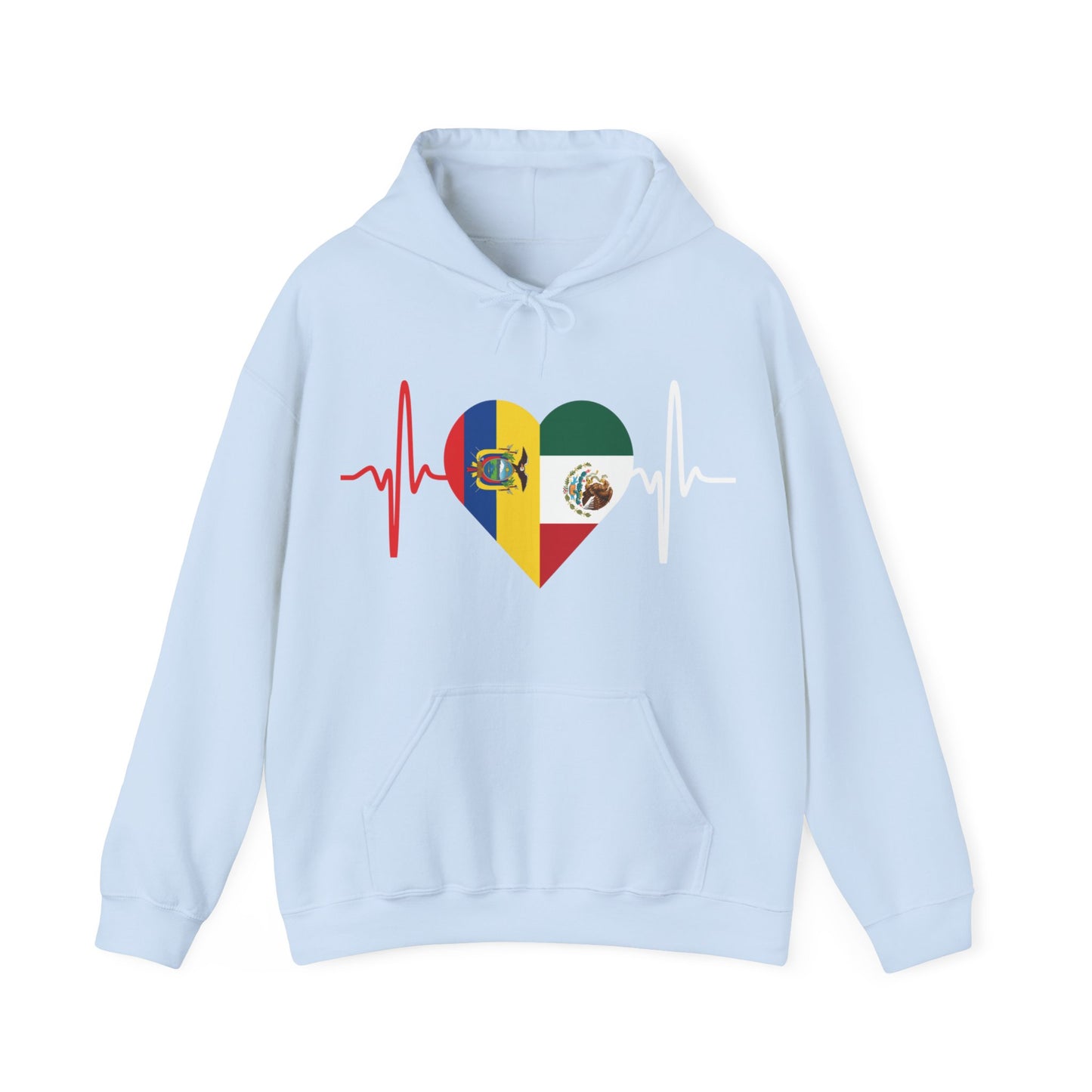 Ecuador & Mexican Unisex Hooded Sweatshirt I Sudadera Unisexo México y Ecuador