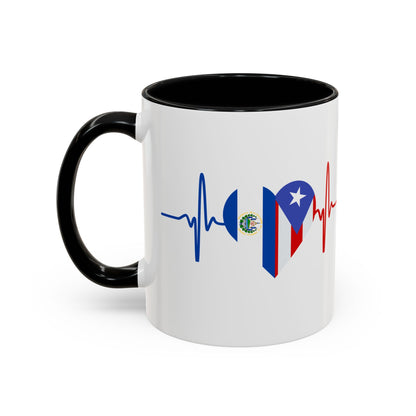 El Salvador and Puerto Rico Mug, 11oz