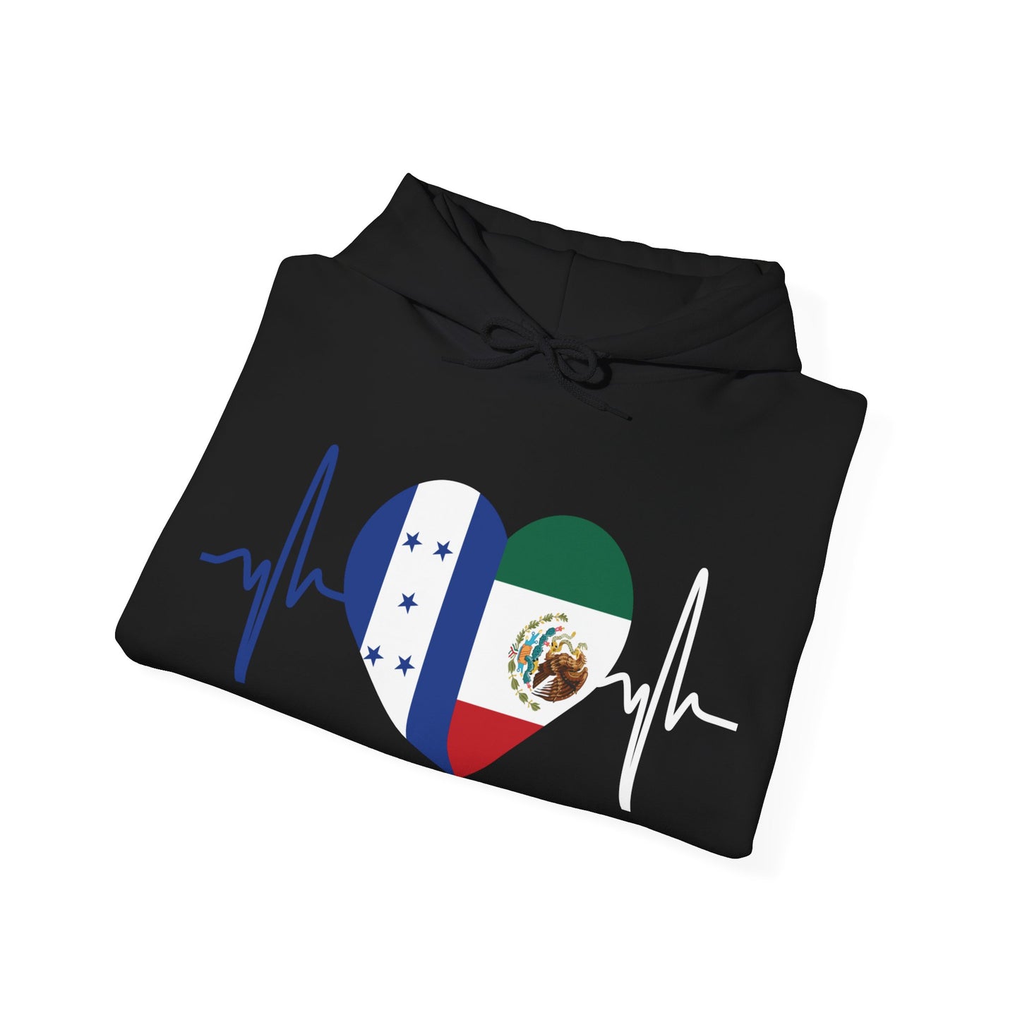Mexico and Honduras Unisex Hooded Sweatshirt I Sudadera Unisexo México and Honduras