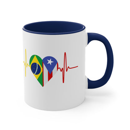 Brazil and Puerto Rico Mug, 11oz