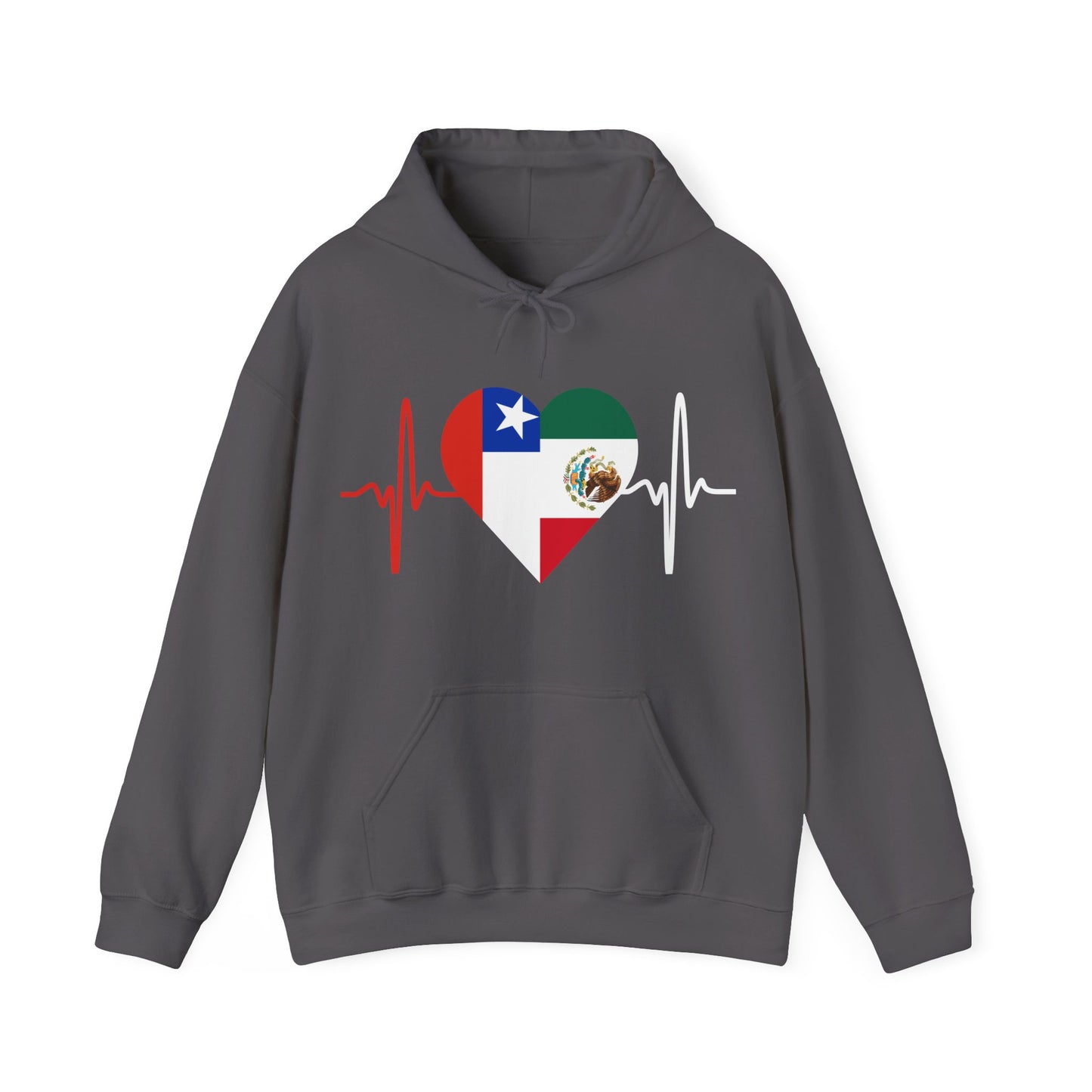 Mexico and Chile Unisex Hooded Sweatshirt I Sudadera Unisexo México and Chile