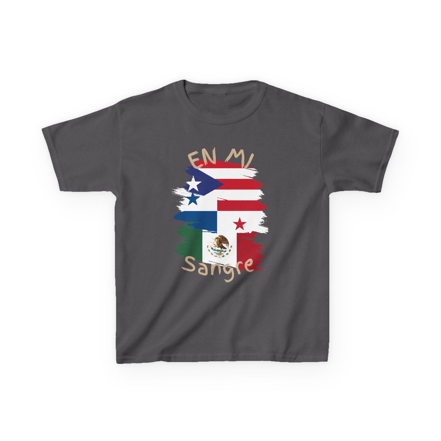 Puerto Rico, Panama and Mexico Kids Tee I Camiseta para Niños Puerto Rico, Panama y Mexico