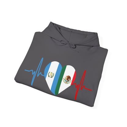 Guatemala and Mexico Unisex Hooded Sweatshirt I Sudadera Unisexo México and Guatemala