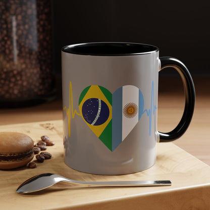 Argentina & Brazil Mug, 11oz