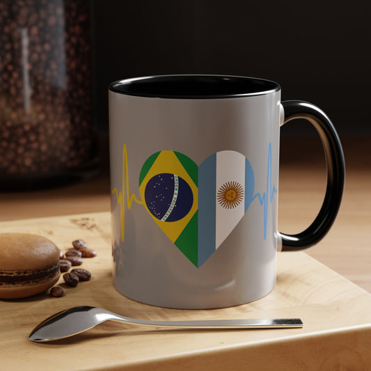 Argentina & Brazil Mug, 11oz