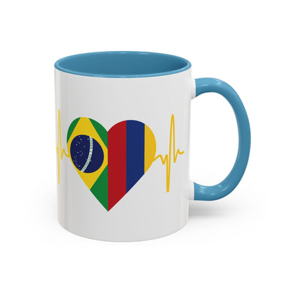 Colombia & Brazil Mug, 11oz