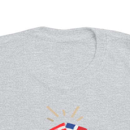 Dominican Republic, Puerto Rico, Ecuador Toddler Tee I Camiseta para Toddler Puerto Rico, República Dominicana y Ecuador