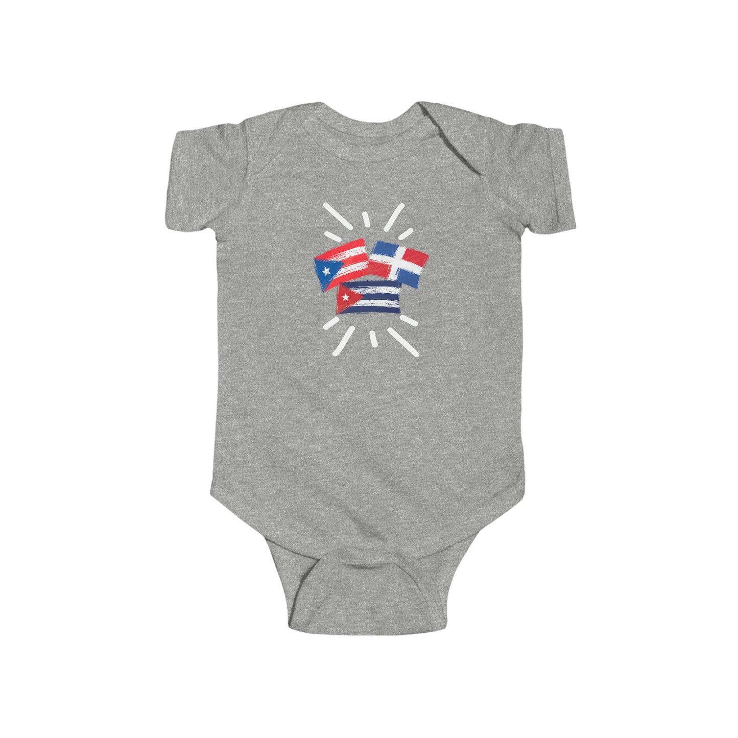 Infant Dominican Republic, Puerto Rico and More Bodysuit