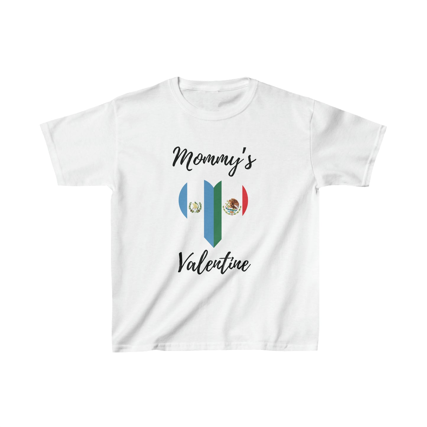 Kid's Mommy's Valentine Guatemala and Mexico I Camiseta para Niños Guatemala y México