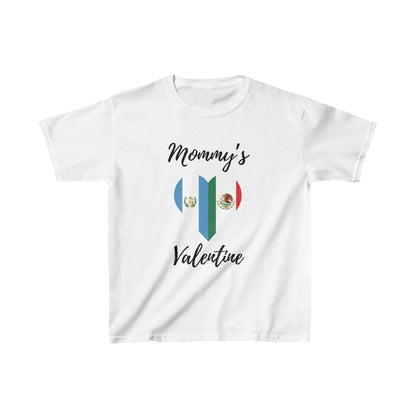 Kid's Mommy's Valentine Guatemala and Mexico I Camiseta para Niños Guatemala y México