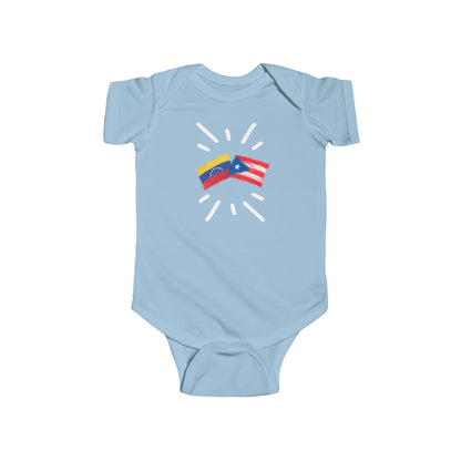 Infant Venezuela and Puerto Rico Bodysuit