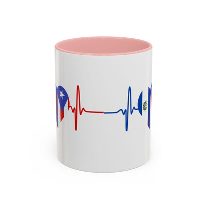 El Salvador and Puerto Rico Mug, 11oz