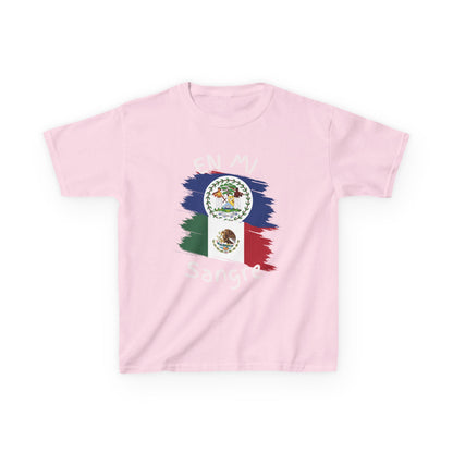 Belize and Mexico Kids Tee I Camiseta para Niños Belize y Mexico