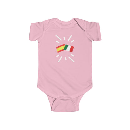 Infant Spain and Italy Bodysuit I Camiseta de bebé España y Italia