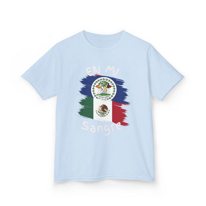 Belize and Mexico Kids Tee I Camiseta para Niños Belize y Mexico