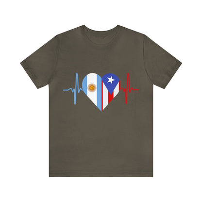 Argentina and Puerto Rico Short Sleeve Tee