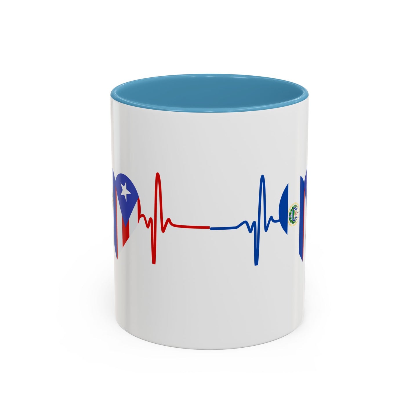 El Salvador and Puerto Rico Mug, 11oz