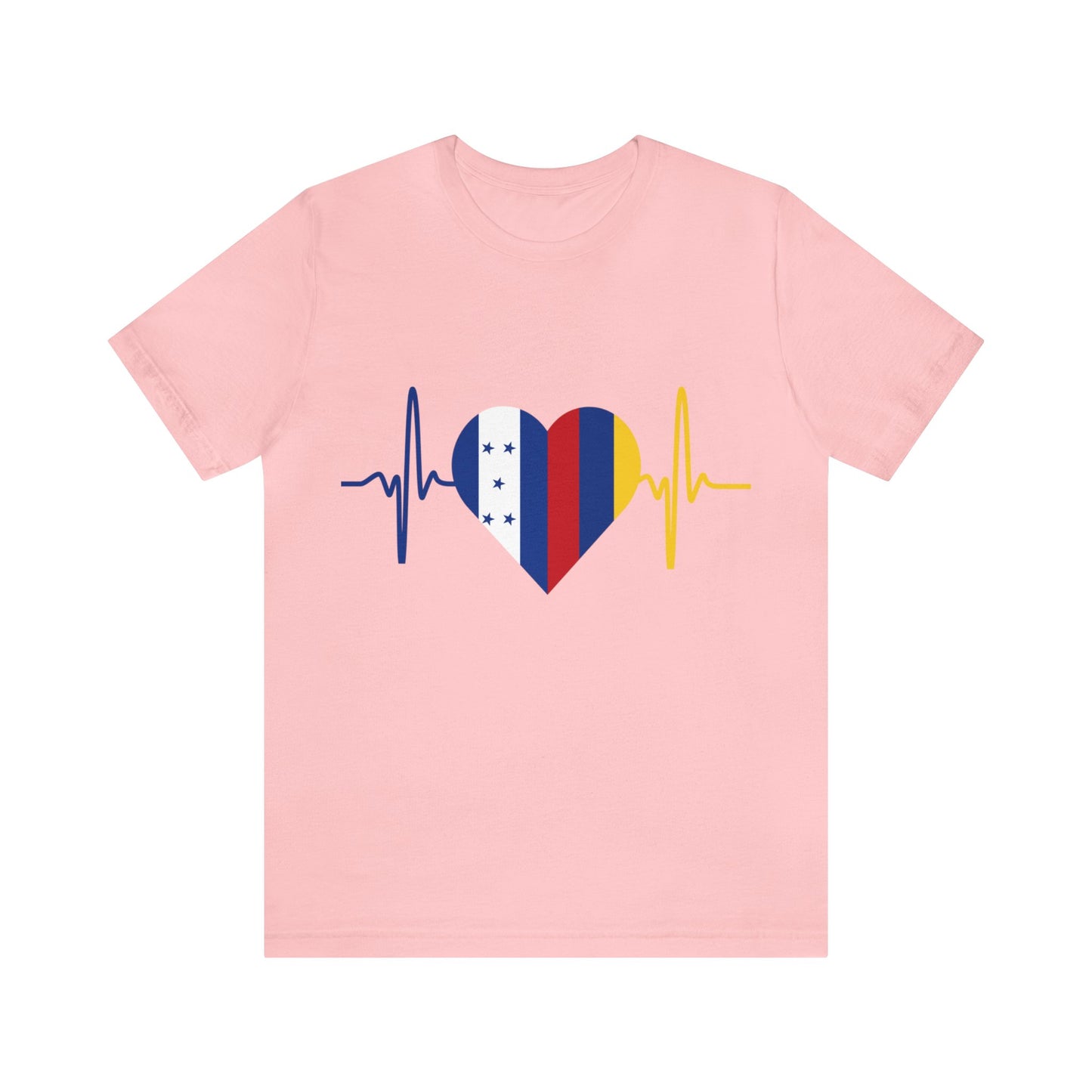 Colombia & Honduras Unisex Short Sleeve Tee I Camisa Unisexo manga corta Colombia y Honduras