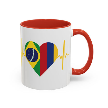 Colombia & Brazil Mug, 11oz